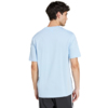Koszulka męska adidas Essentials Small Logo Single Jersey błękitna JF1101