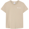 Koszulka damska Champion Short Sleeve T-shirt beżowa 118408 MS041