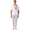 Spodnie męskie Champion Rib Cuff Pants kremowe 220299 ES084