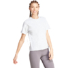 Koszulka damska adidas Essentials Small Logo Cotton jasnoszary melanż JC5945