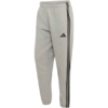 Spodnie męskie adidas Essentials 3-Stripes Fleece Tapered Cuffed szare KY4127