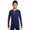 Koszulka dla dzieci Nike Dry Park First Layer JSY LS Junior granatowa AV2611 410