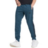 Spodnie męskie adidas Essentials French Terry Tapered Cuff 3-Stripes Pants niebieskie IJ8698