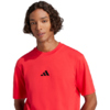 Koszulka męska adidas Essentials Small Logo Single Jersey czerwony JF1095