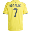 Koszulka dla dzieci adidas Al Nassr FC 2025/2026 Home Jersey żółta JN7981