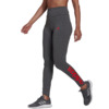 Legginsy damskie adidas Loungewear Essentials szaro-czerwone  HD1770