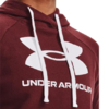 Bluza damska Under Armour Rival Fleece Logo Hoodie bordowa 1356318 690