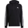 Bluza męska adidas Essentials Fleece 3-Stripes Hoodie czarna GK9072