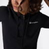Bluza damska Champion Full Zip Hoodie Sweatshirt czarna 118406 KK001
