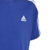 Koszulka dla dzieci adidas Essentials 3-Stripes Cotton Tee niebieska IC0604