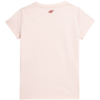 Koszulka dla dziewczynki 4F jasny róż HJZ22 JTSD005 56S