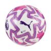 Piłka nożna Puma Orbita Play Premier League biało-fioletowo-różowa 84717 01