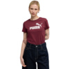 Koszulka damska Puma Ess No.1 Logo Tee (s) burgundowa 682371 96