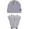 Komplet adidas czapka + rękawiczki szary KB7340