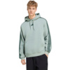 Bluza męska adidas Essentials 3-Stripes Fleece Hoodie jasnozielona KY4172