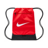 Worek na buty Nike Brasilia 9,5 czerwony DM3978 657