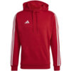 Bluza męska adidas Tiro 23 League Sweat Hoodie czerwono-biała HS3600