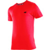 Koszulka męska 4F czerwony neon H4L19 TSMF002 62N 