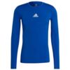 Koszulka męska adidas Compression Long Sleeve Tee niebieska GU7335