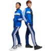 Dres dla dzieci adidas Seasonal Essentials Tiberio 3-Stripes niebieski JC7518