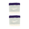 Frotki na rękę Nike Swoosh Wristbands 2 szt. szaro-fioletowo-białe N1012405043