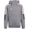 Bluza dla dzieci adidas Tiro 21 Sweat Hoody szara GP8803