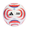 Piłka nożna adidas Tiro Competition biało-czerwona JW1534