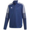 Bluza dla dzieci adidas Tiro 21 Training Top Youth granatowa GK9661