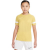 Koszulka dla dzieci Nike NK Df Academy21 Top SS żółta CW6103 700