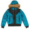 Kurtka damska Puma Sarafis niebieska 555959 01 