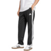 Spodnie męskie adidas 3-Stripes Tricot Regular-Fit Open Hem czarne JI8802