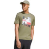 Koszulka męska adidas Memories of Sport Outdoor Graphic khaki KC7098