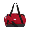 Torba adidas Tiro Duffle Small With Bottom Compartment czerwona JY7964