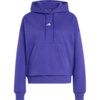 Bluza damska adidas Essentials Small Logo Feel Cozy Hoodie fioletowa KF8402