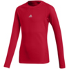 Koszulka dla dzieci adidas Alphaskin Sport LS Tee JUNIOR czerwona CW7321