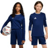 Koszulka dla dzieci adidas Entrada 26 Long Sleeve Jersey granatowa KF5877