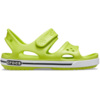 Sandały dla dzieci Crocs Crocband II Sandal limonkowo-czarne 14854 3T3