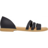 Sandały damskie Crocs Tulum Open Flat W czarne 206109 00W