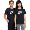 Koszulka dla dzieci Nike Sportswear czarna FZ5178 010