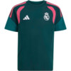 Koszulka dla dzieci adidas Real Madrid 26/27 Tiro 26 Sweat Tee ciemnozielona KZ2483