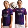 Koszulka dla dzieci Nike Paris Saint-Germain fioletowa IQ6946 420