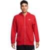 Bluza męska Nike Club BB FZ Hoodie czerwona FN3861 657