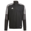 Bluza dla dzieci adidas Tiro 21 Training Top Youth czarna GM7325