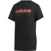 Koszulka damska adidas Essentials Linear Loose Tee czarna GL6333