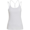 Koszulka damska adidas Studio Slim Strappy Back Tank Top biała HE3141