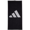 Ręcznik adidas 3BAR S czarno-biały IU1290