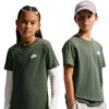 Koszulka dla dzieci Nike Sportswear zielona FZ5177 305