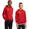 Bluza dla dzieci adidas Entrada 26 Hoody czerwona JZ6568