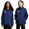 Kurtka dla dzieci adidas Entrada 26 All Weather granatowa JZ9103