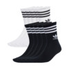 Skarpety adidas 3 Stripes Crew 10 Pairs białe, czarne JY0231